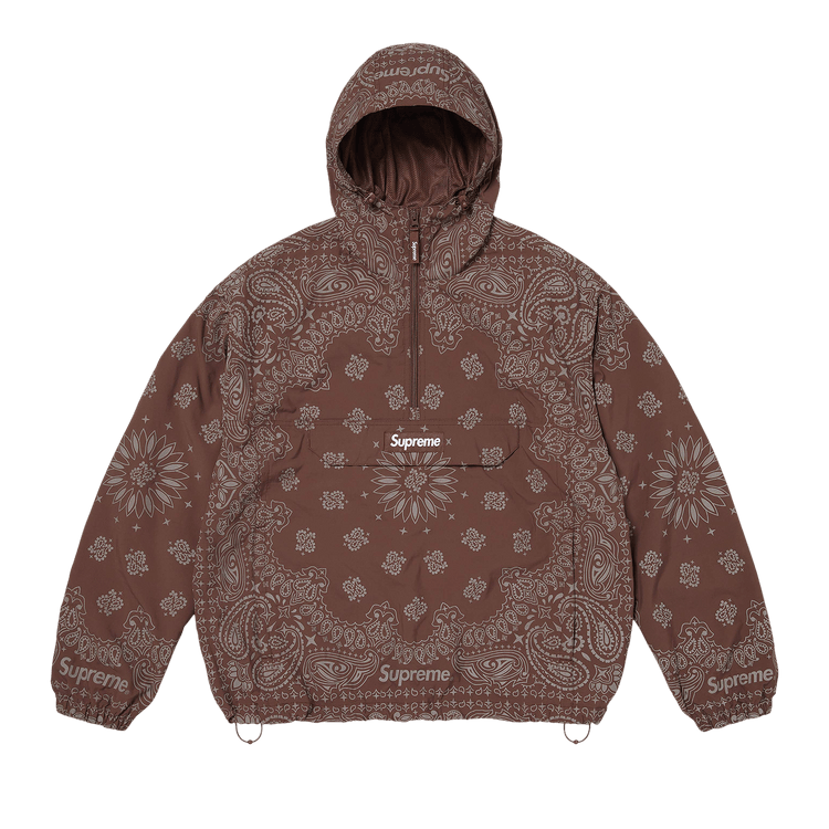 Supreme Reflective Bandana Anorak 'Brown'