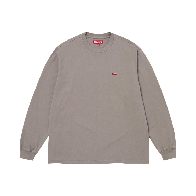 Supreme Small Box Long-Sleeve Tee 'Grey'