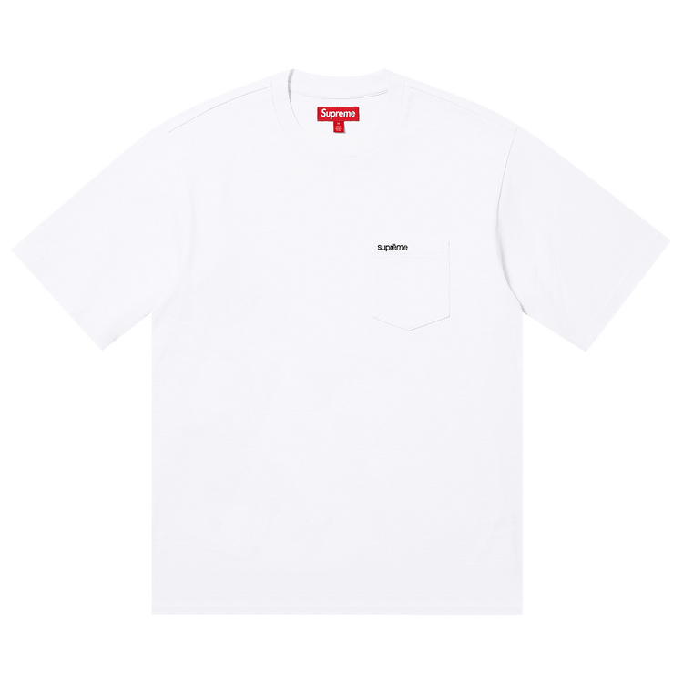 Supreme Short-Sleeve Pocket Tee 'White'