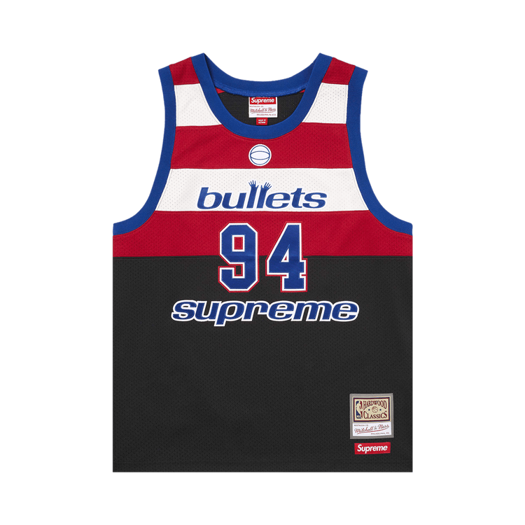 Supreme x Mitchell & Ness Teams Jersey 'Black'