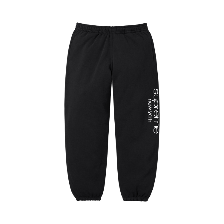 Supreme Classic Logo Sweatpant 'Black'