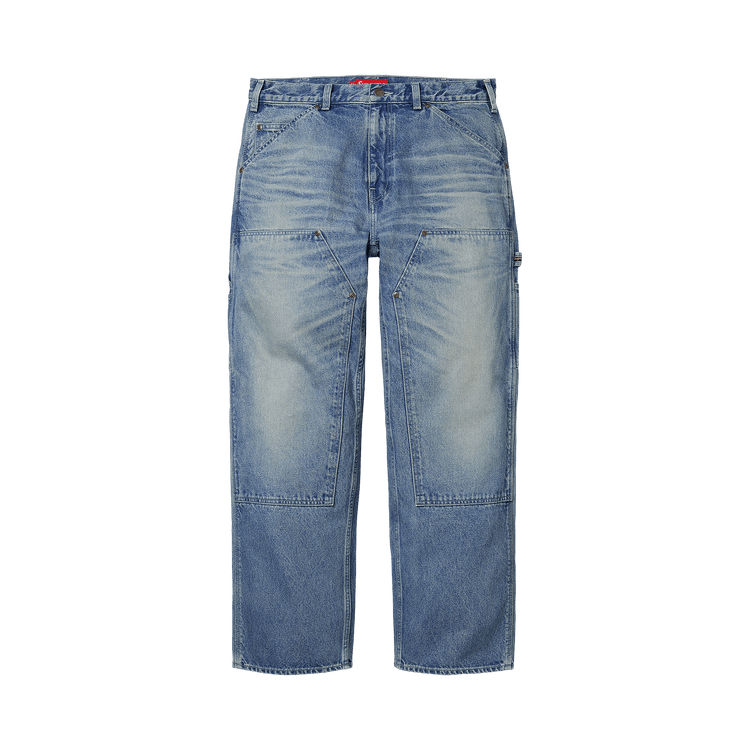 Supreme Worn Double Knee Painter Pant 'Denim'