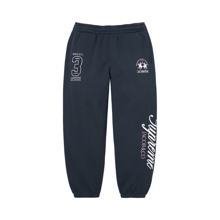 Supreme x La Martina x Jacob & Co Sweatpant 'Navy'
