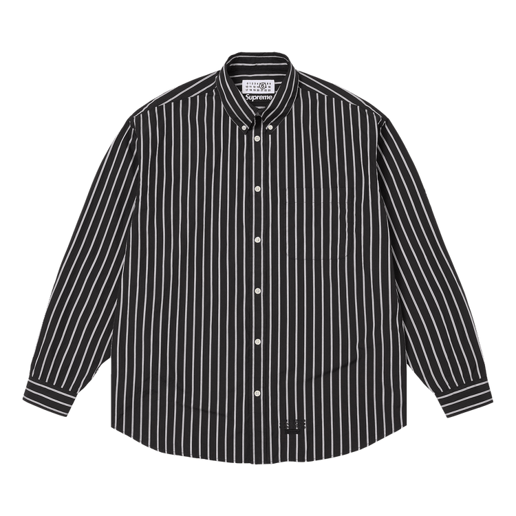 Supreme x MM6 Maison Margiela Stripe Shirt 'Black'