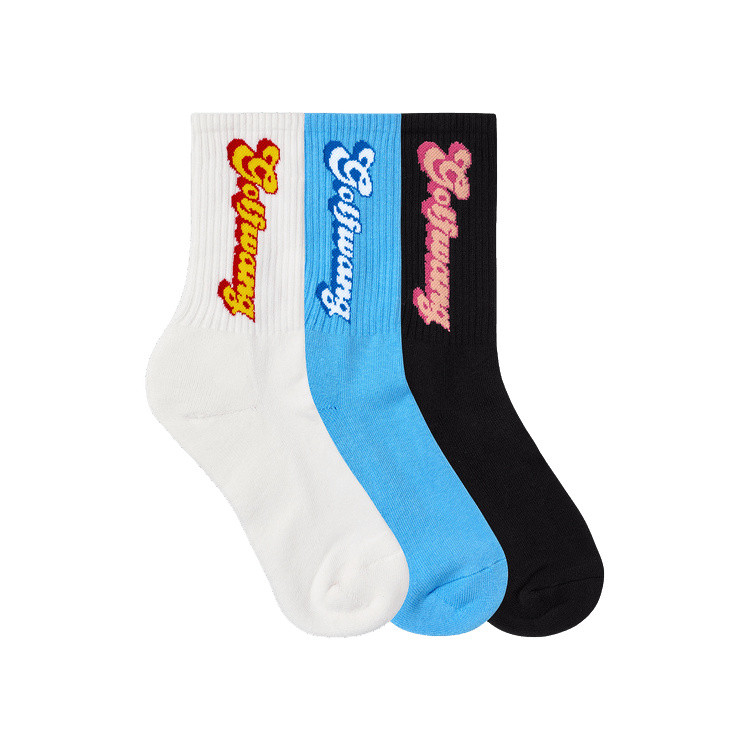 GOLF WANG 3Pk Wildcard Socks 'Multicolor'