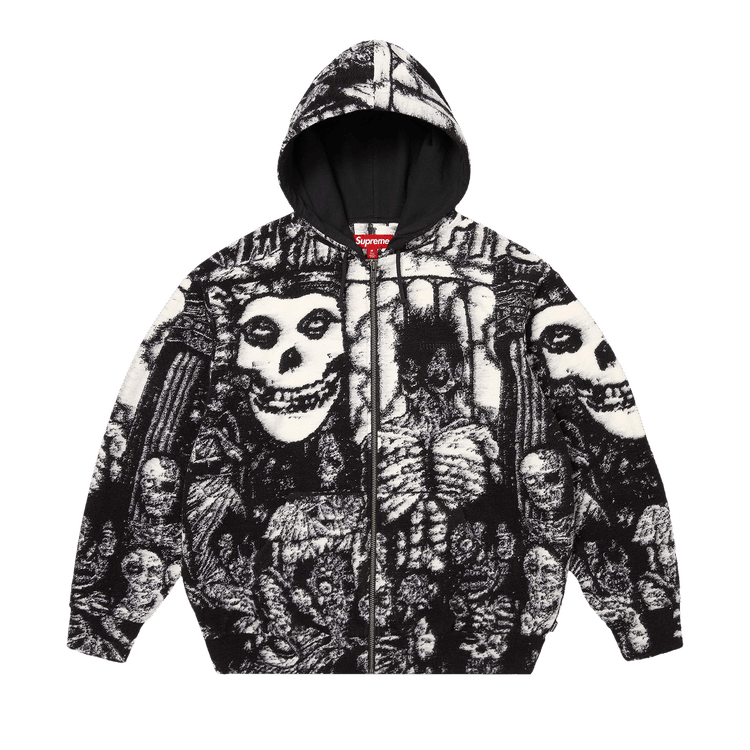Supreme x The Misfits Zip Up Hooded Sweater 'Black'