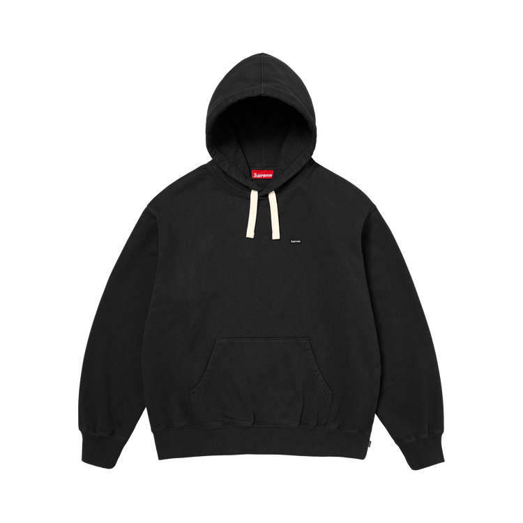 Supreme Small Box Drawcord Hooded Sweatshirt 'Black'