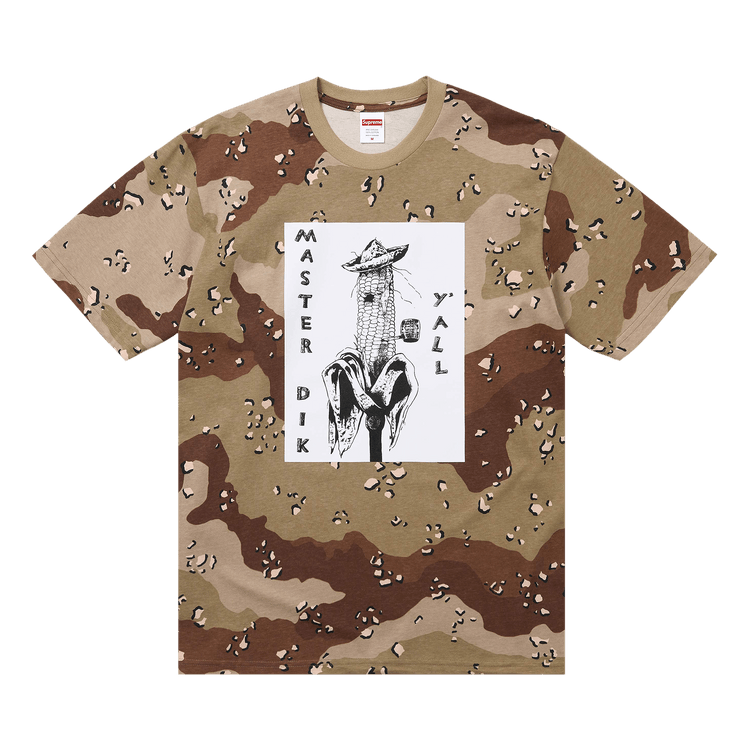 Supreme x Mike Kelley Tee 'Chocolate Chip Camo'
