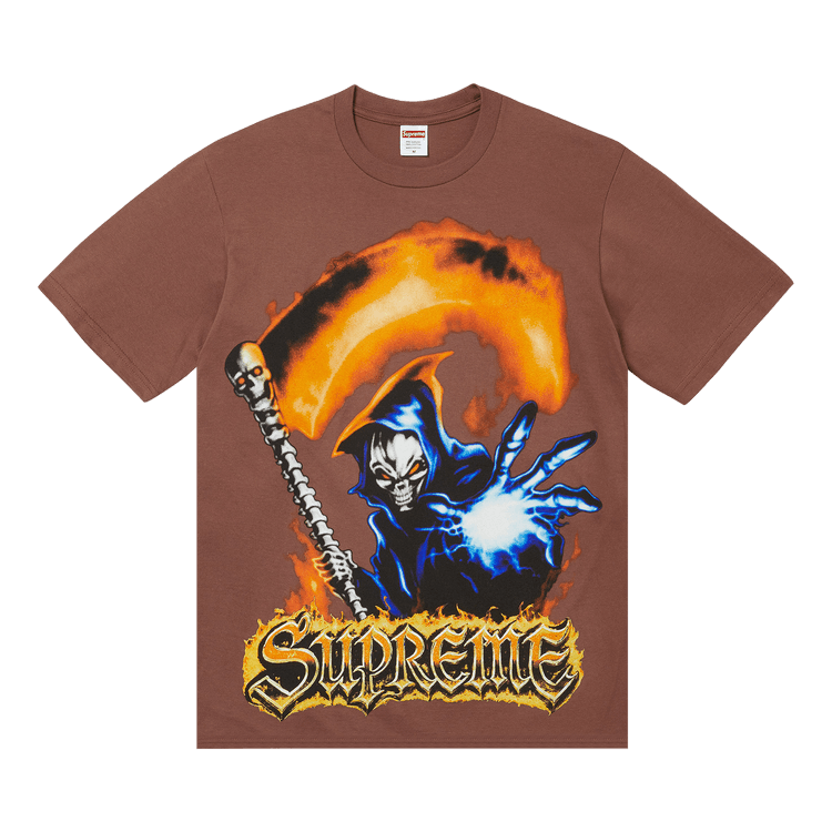 Supreme Grim Reaper Tee 'Brown'