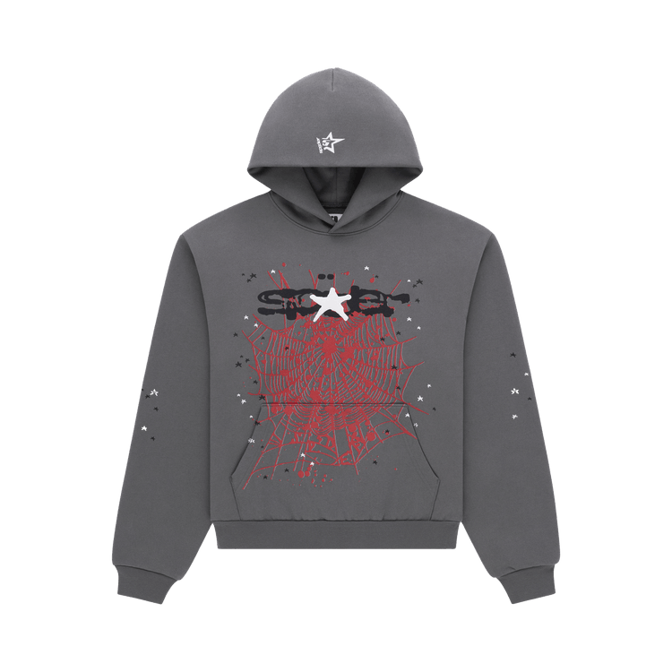 Sp5der Splat Punk Hoodie 'Slate'