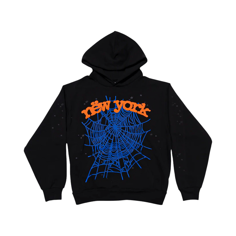 Sp5der OG Web V2 Knicks Alternate Hoodie 'Black'