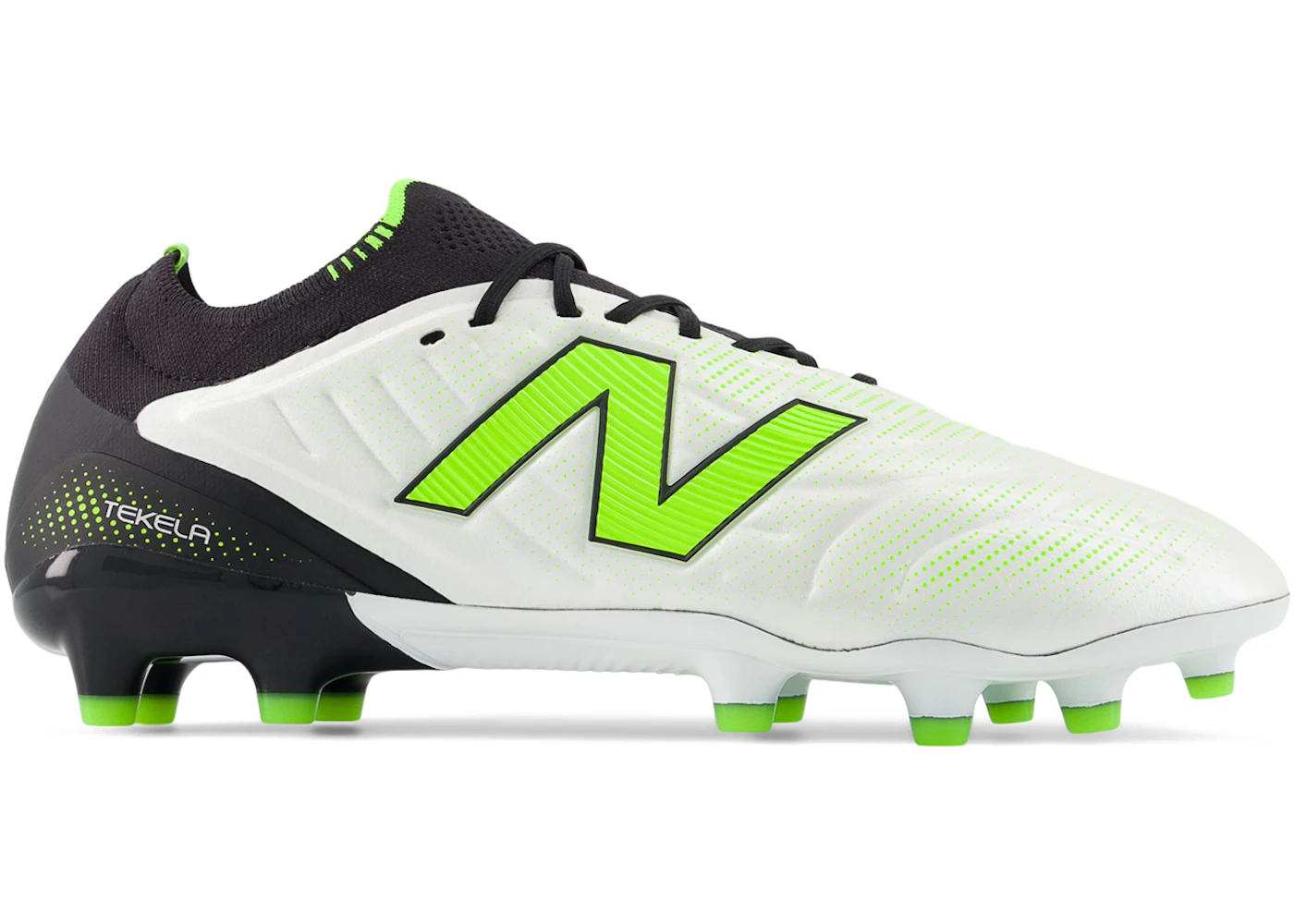 New Balance Tekela Elite Low Laced MG v5 White Black Pixel Green (Women's)