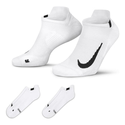 Nike Casual Sports Breathable Running Socks 2 Pairs White