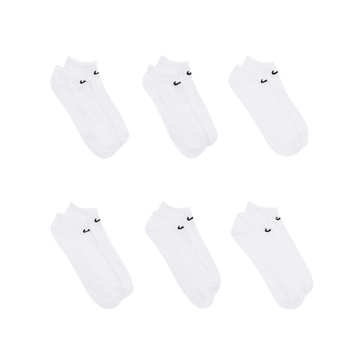 Nike Everyday Lightweight No-Show Socks (6 Pairs) 'White/Black'