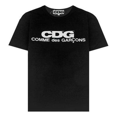 COMME des GARCONS CDG Classical Logo Applique Short-sleeve Tee Unisex Black