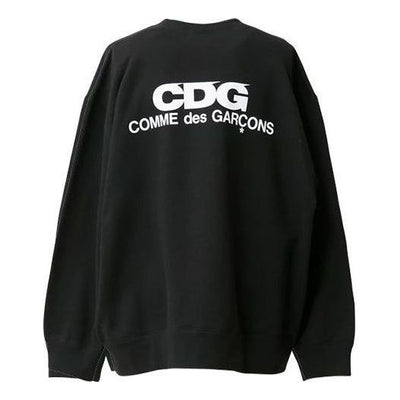 COMME des GARCONS PLAY Logo Oversized Sweatshirt 'Black'