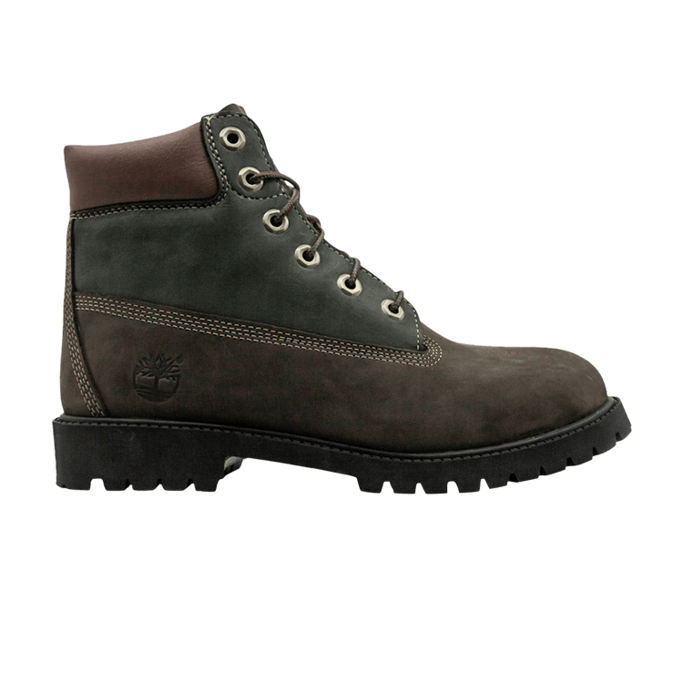 Timberland 6 Inch Premium Boot Youth 'Dark Brown Green'