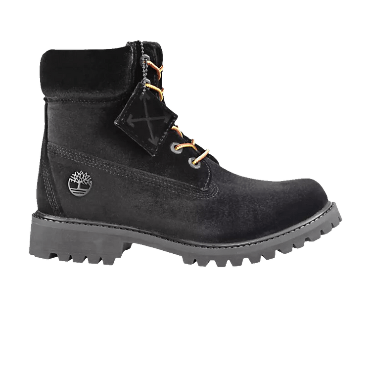 Off-White x Timberland Wmns 6 Inch Premium 'Black Velvet'