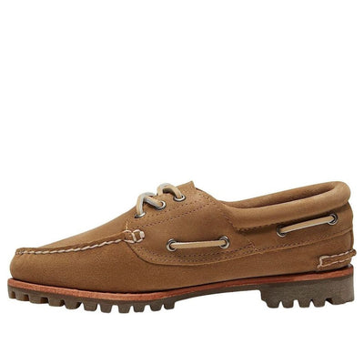 (WMNS) Timberland Authentic Boat Shoe 'Beige'