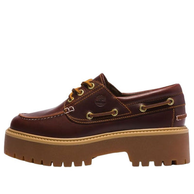 (WMNS) Timberland Stone Street Boat Platform 'Burnt Oak'