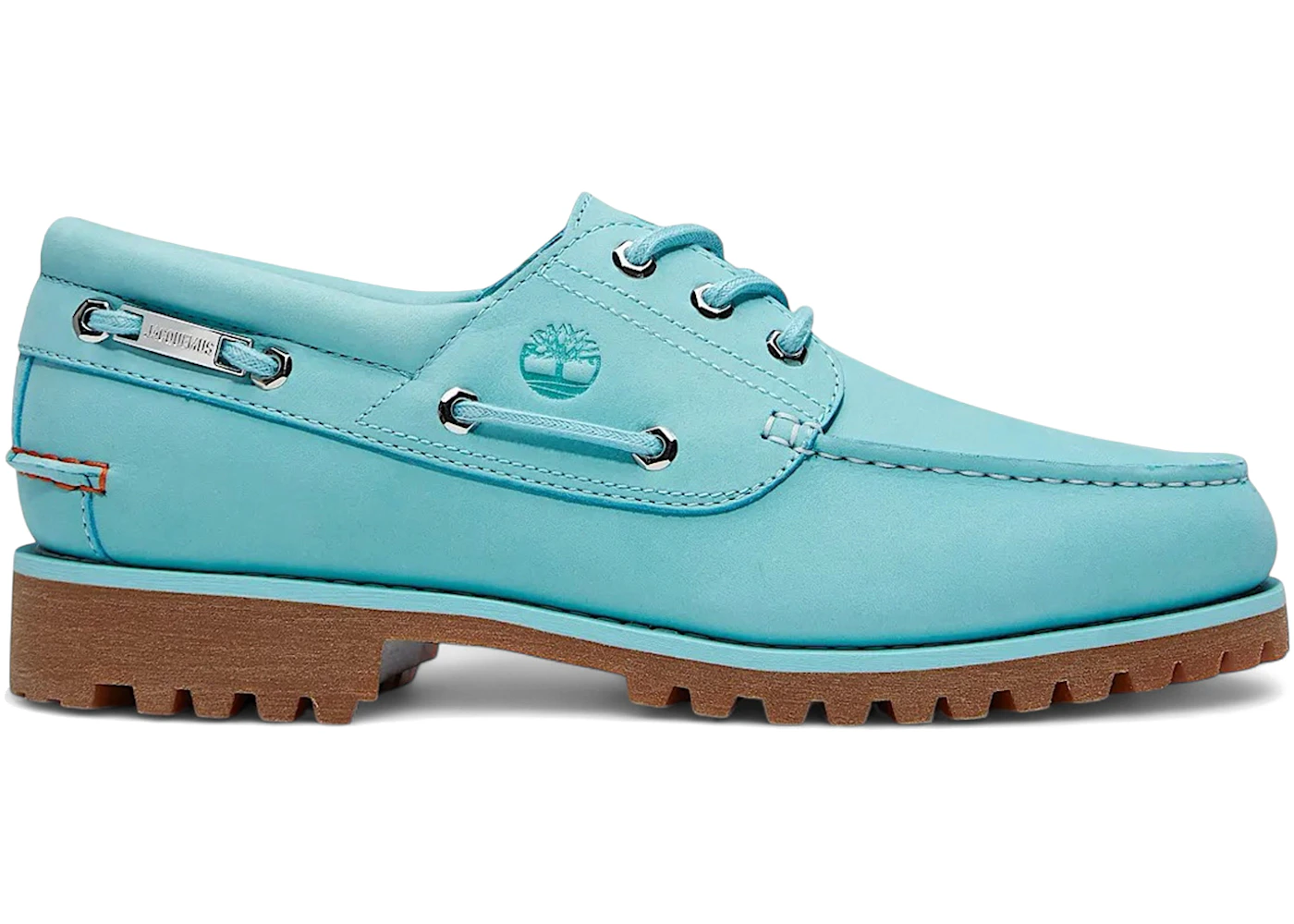 Timberland 3-Eye Classic Lug Boat Shoe Jacquemus Aqua Nubuck
