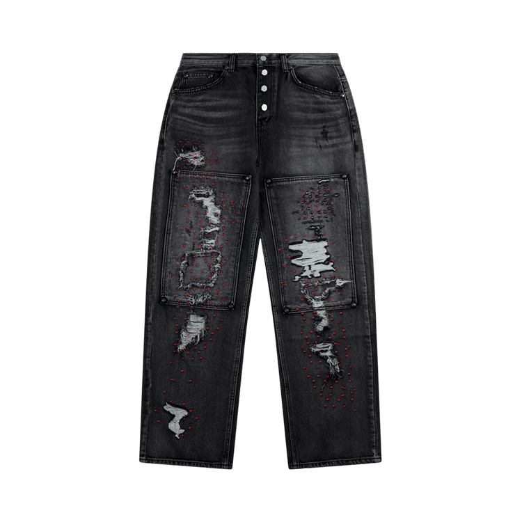 Thug Club Vintage Double Knee Pants 'Black'