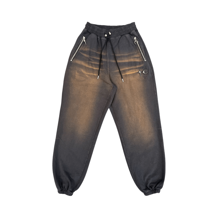 Thug Club Two Tone Washed Jogger Pants 'Rust/Black'