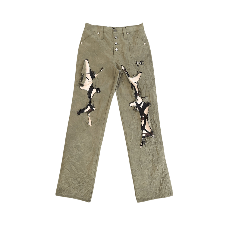 Thug Club Burnt Tribal Camo Pants 'Khaki'