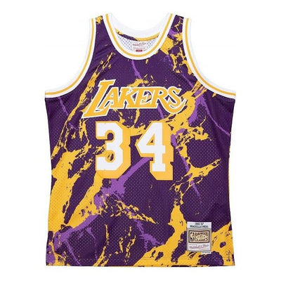 Mitchell & Ness x NBA Los Angeles Lakers Team Marble Swingman Jersey 'Shaquille O'Neal 34'