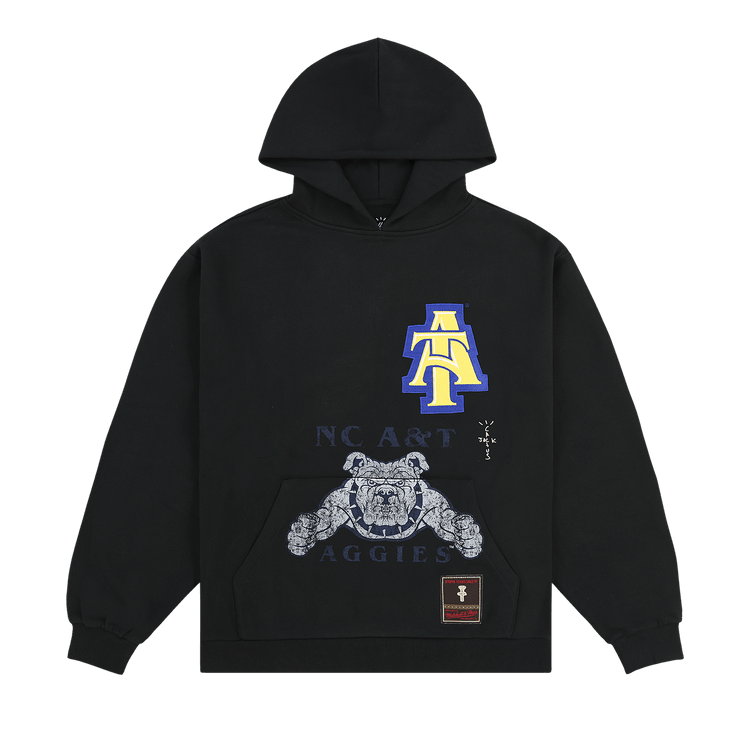 Cactus Jack by Travis Scott x Mitchell & Ness North Carolina A&T University Hoodie 'Black'