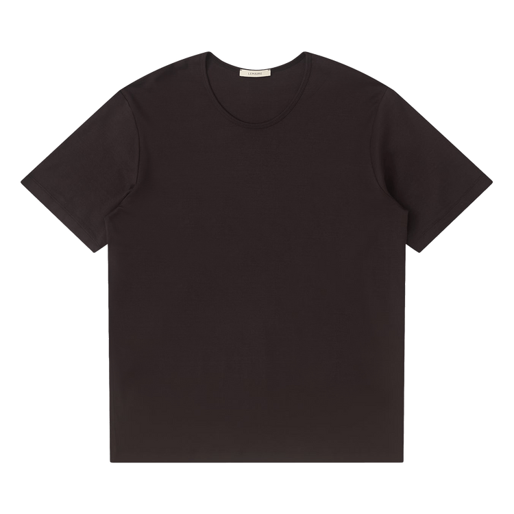 Lemaire Rib U Neck T-Shirt 'Squid Ink'