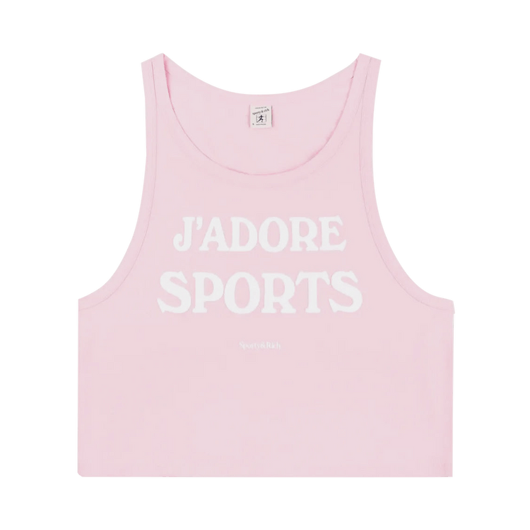 Sporty & Rich Jadore Tank 'Laffy White'