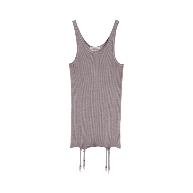 Lemaire Seamless Rib Tank Top 'Misty Mauve'