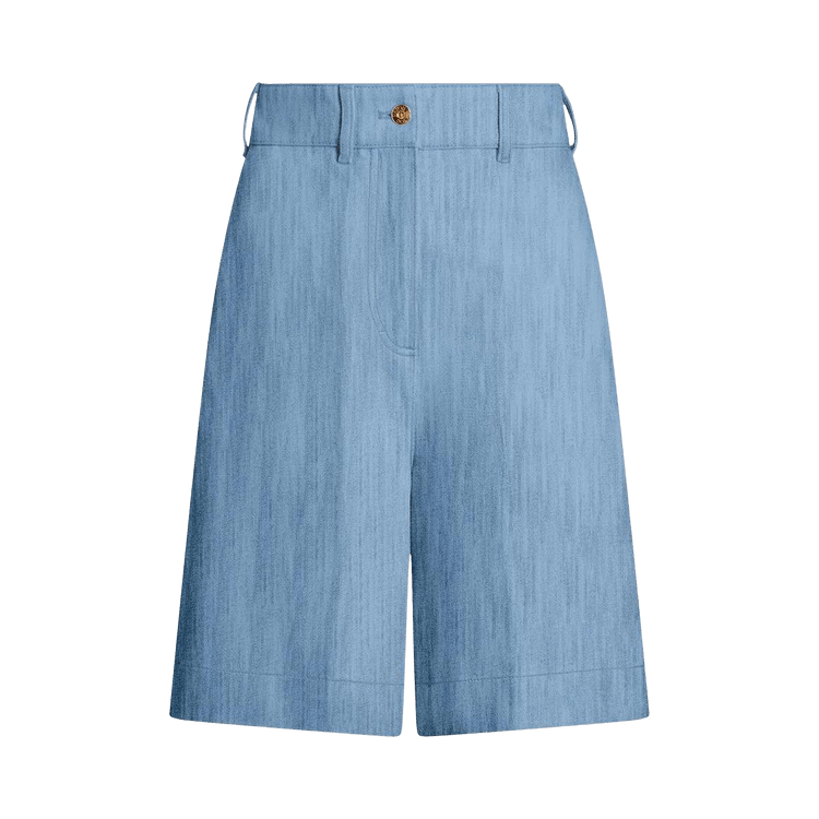 Patou Denim Bermuda 'Riviera Sky Blue'
