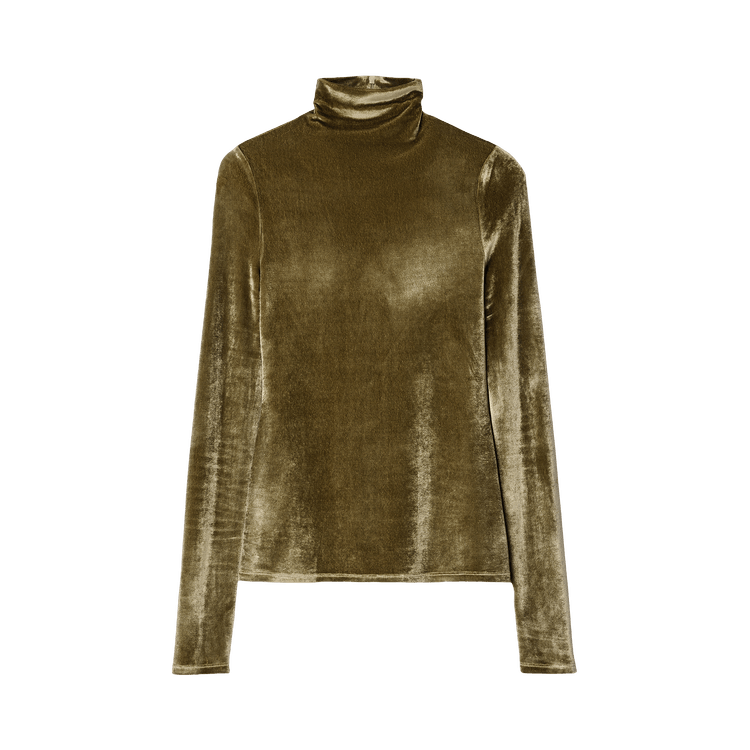 Lemaire Fitted High Neck Top 'Brass'