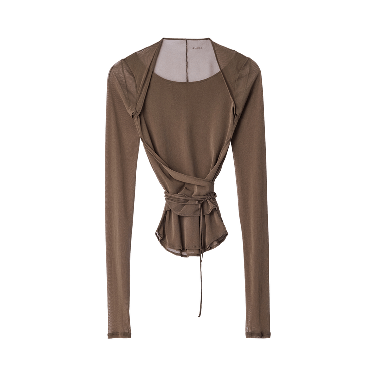 Lemaire Ballerina Knotted Top 'Cacao'