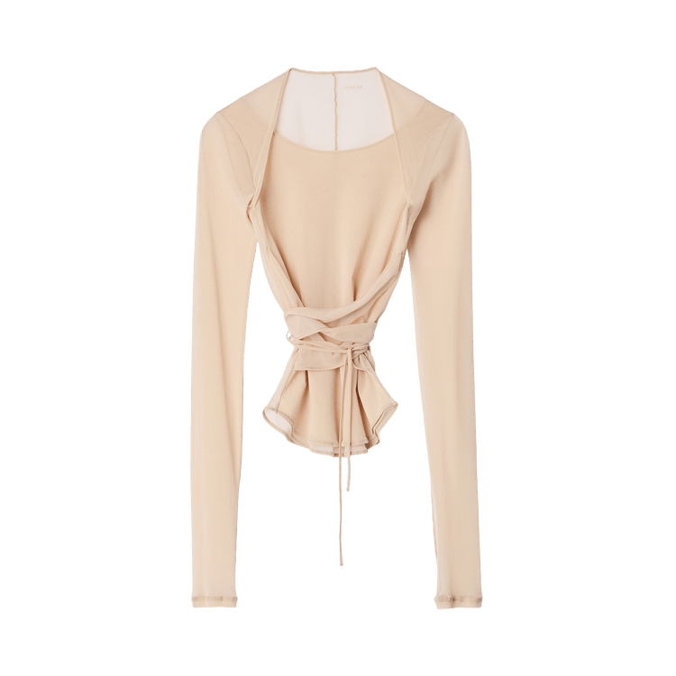 Lemaire Ballerina Knotted Top 'Powder'