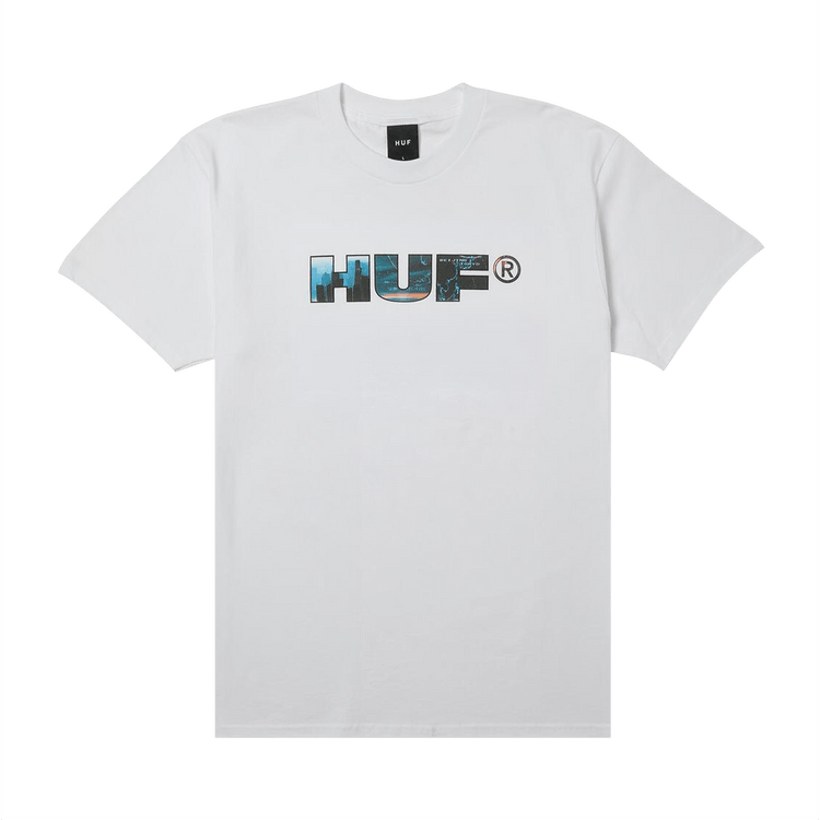 HUF Flight Path Short-Sleeve Tee 'White'