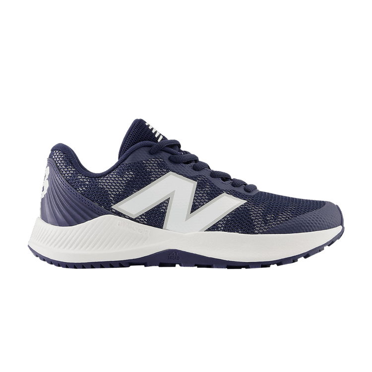 New Balance FuelCell Trainer v7 TF Big Kid Wide 'Team Navy Optic White'