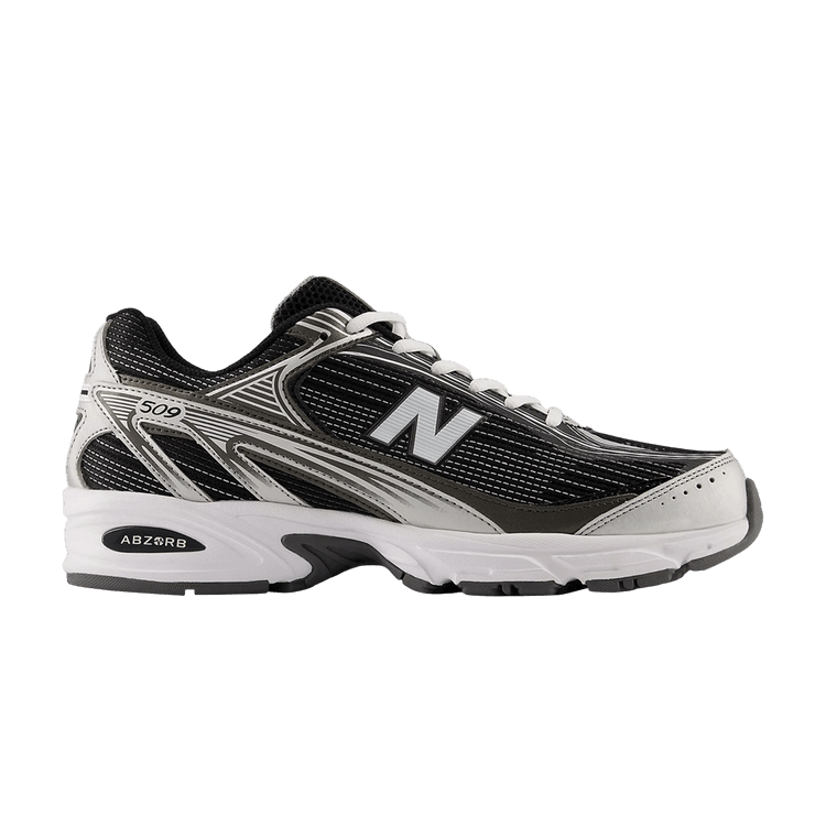 New Balance 509 'Black White Silver Metallic'