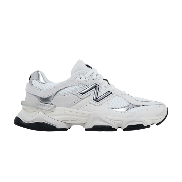 New Balance 9060 'White Black Metallic Silver'