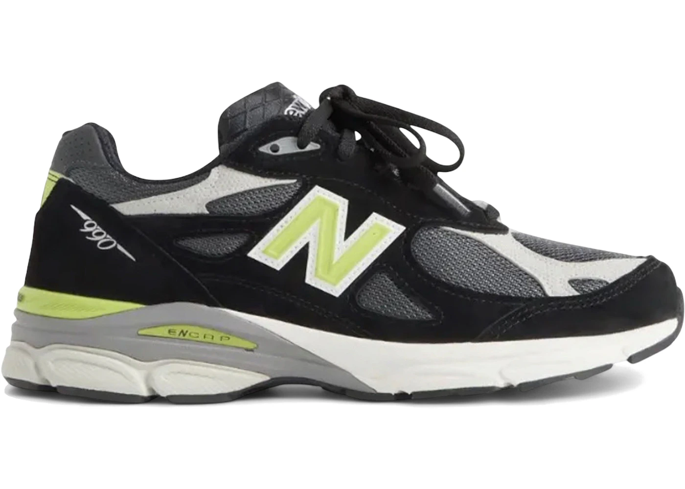 New Balance 990v3 MiUSA Kith United Arrows & Sons Black