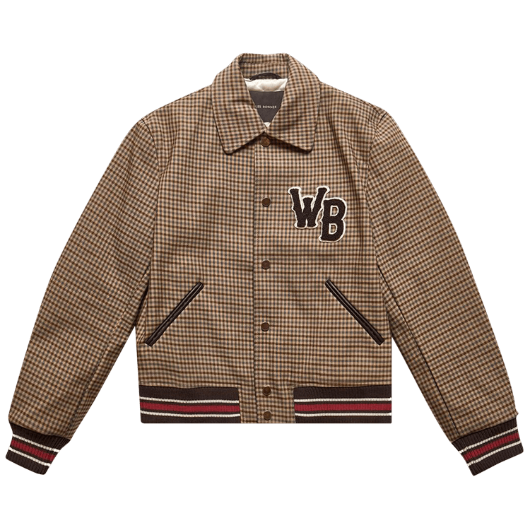 Wales Bonner Homecoming Varsity Jacket 'Beige/Brown'