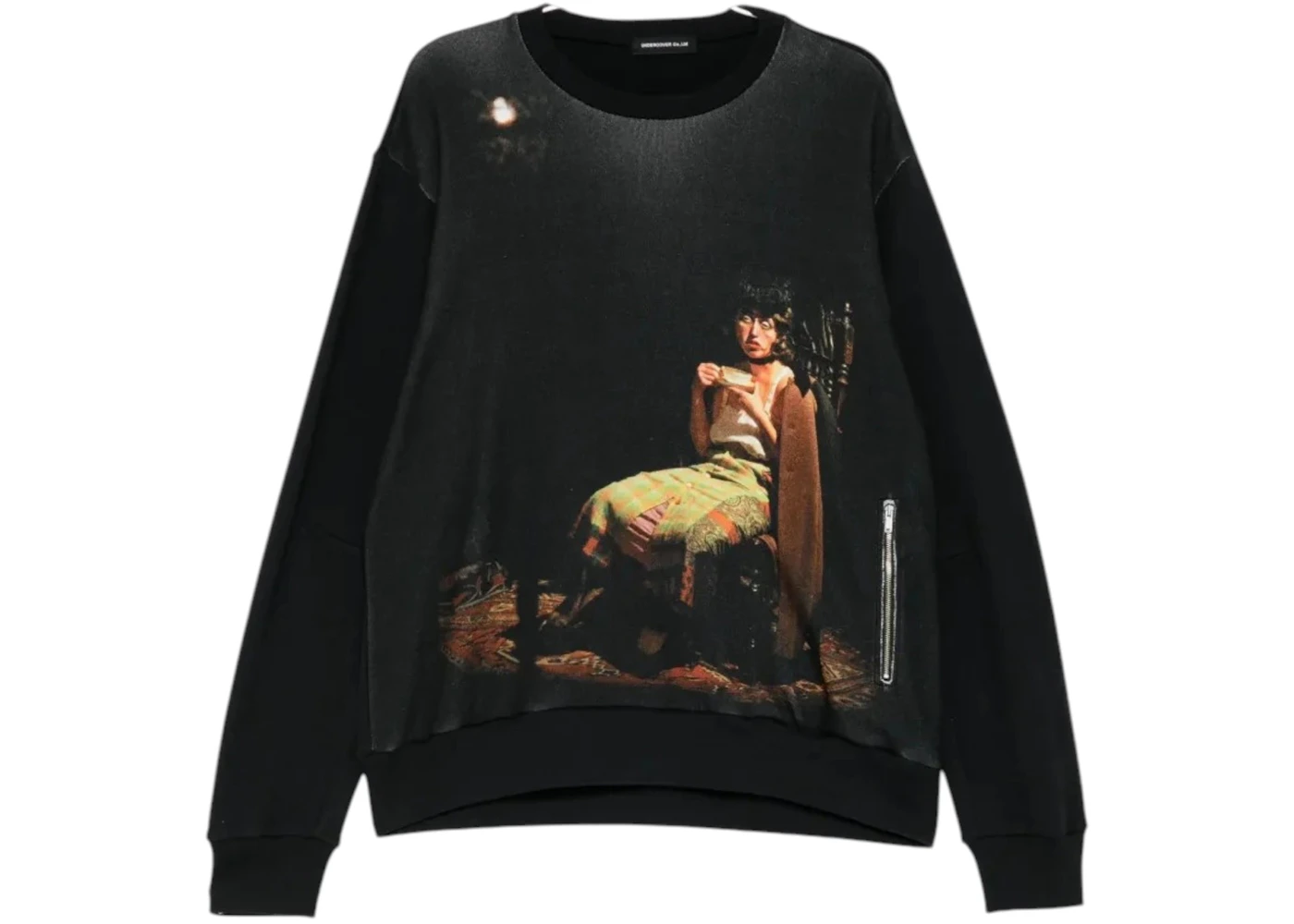 Undercover Cindy Sherman Distressed Sweatshirt Charcoal
