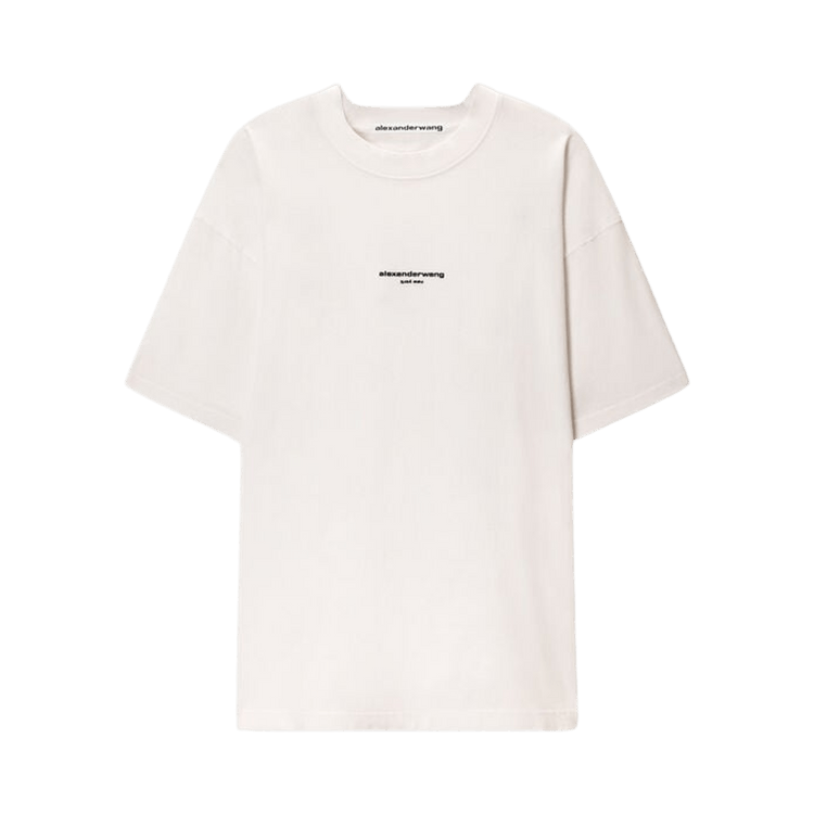 Alexander Wang Logo Print Short-Sleeve Tee 'White'
