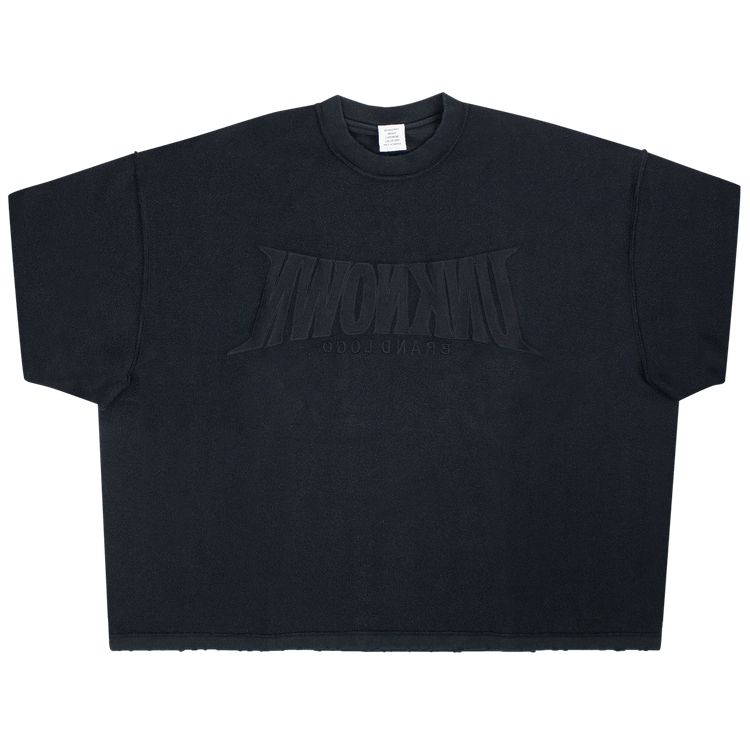 Vetements Dirty Unknown Embroidered Oversized T-Shirt 'Black'