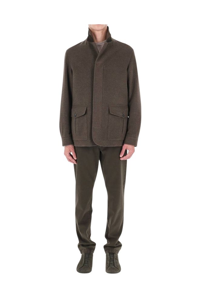 Zegna Regular Fit Long-Sleeved Jacket