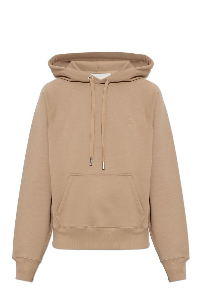 AMI Heart Logo Cotton Hoodie