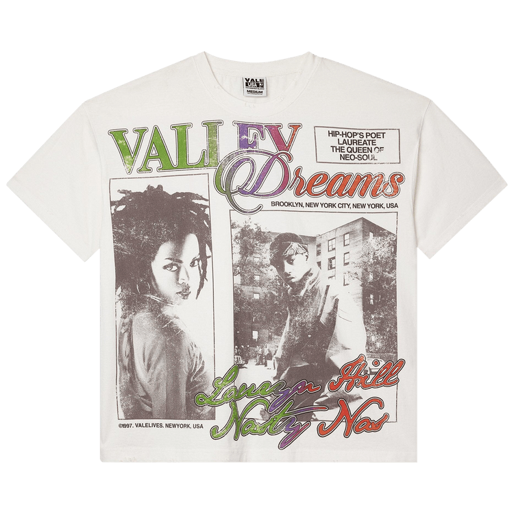 Vale Forever Poetry Tee 'White'