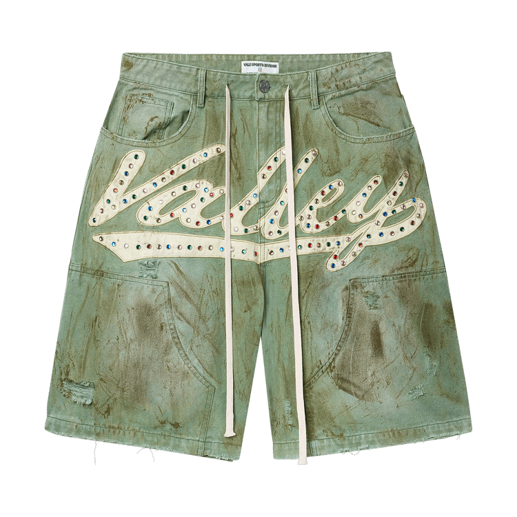 Vale Forever Green Skittle Jorts 'Dirt/Green'